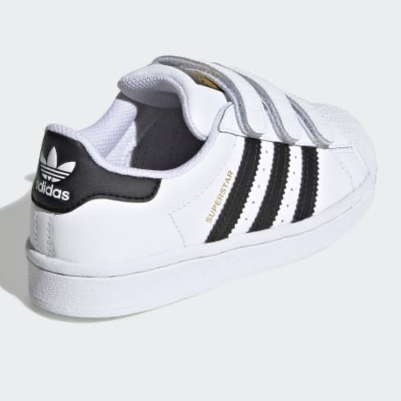 NEW Kids Youth Superstar Velcro Sneakers Shoes - Picture 6 of 16